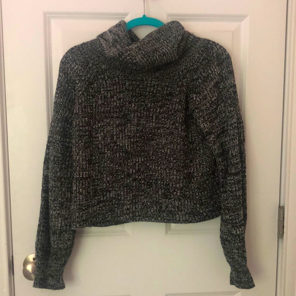 American eagle, cropped turtleneck sweater
